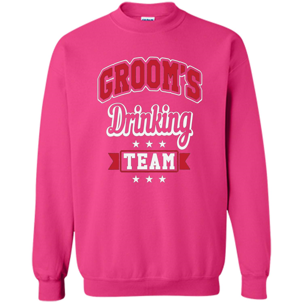 Funny Groom's Drinking Team T-shirt Bachelor Party