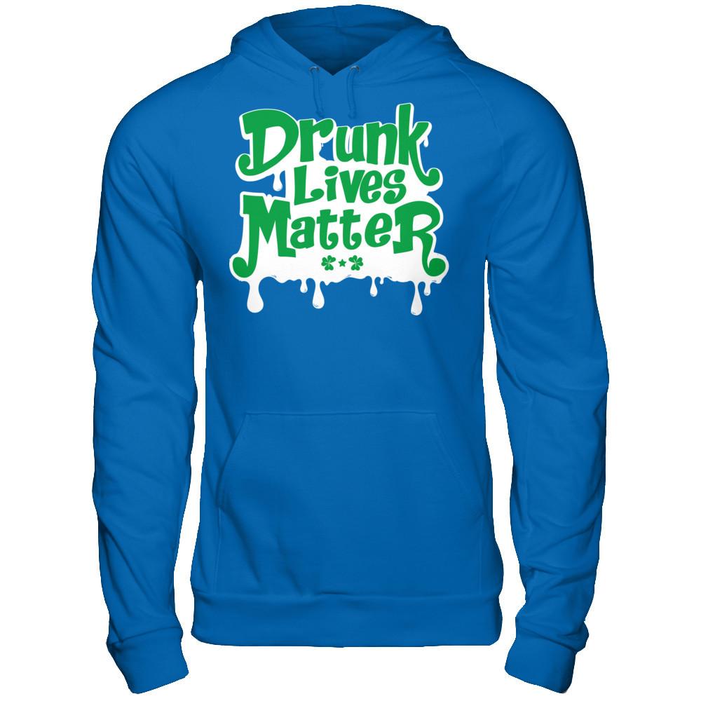 Drunk Lives Matter T-shirt Gildan - Pullover Hoodie Royal