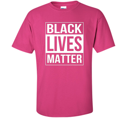 Black Lives Matter Political Protest T-Shirt shirt Heliconia