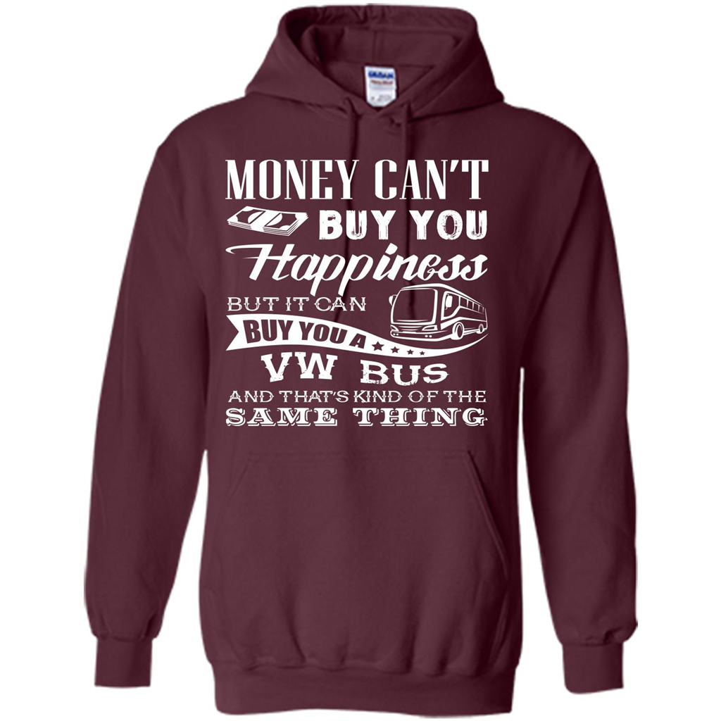Driver T-shirt Money Can’t Buy You Happiness T-shirt Maroon