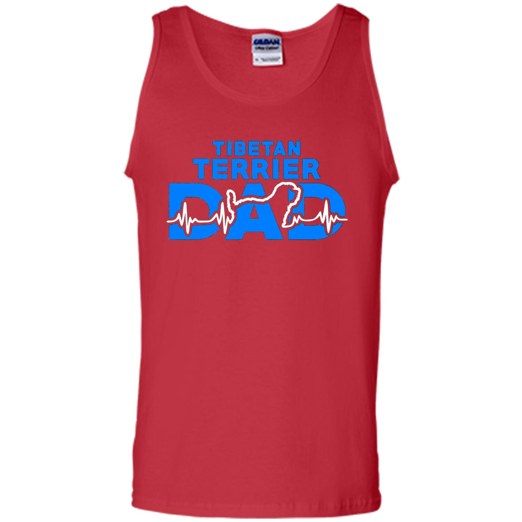 Tibetan Terrier Dad T-shirt Red