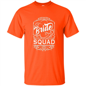 Bride Squad T-shirt Womens Bachelorette Party Bridesmaids