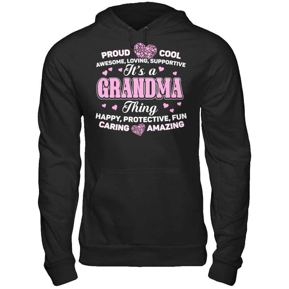 Itäó»s A Grandma Thing Gildan - Pullover Hoodie Black