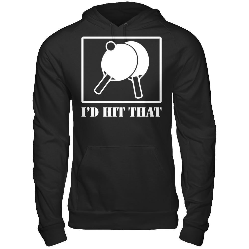 Table Tennis - I'd Hit That Gildan - Pullover Hoodie Black