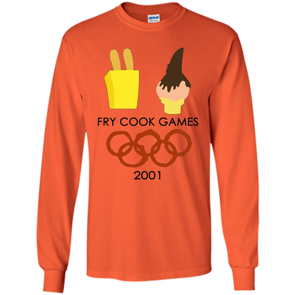Fry Cook Games T-shirt Orange