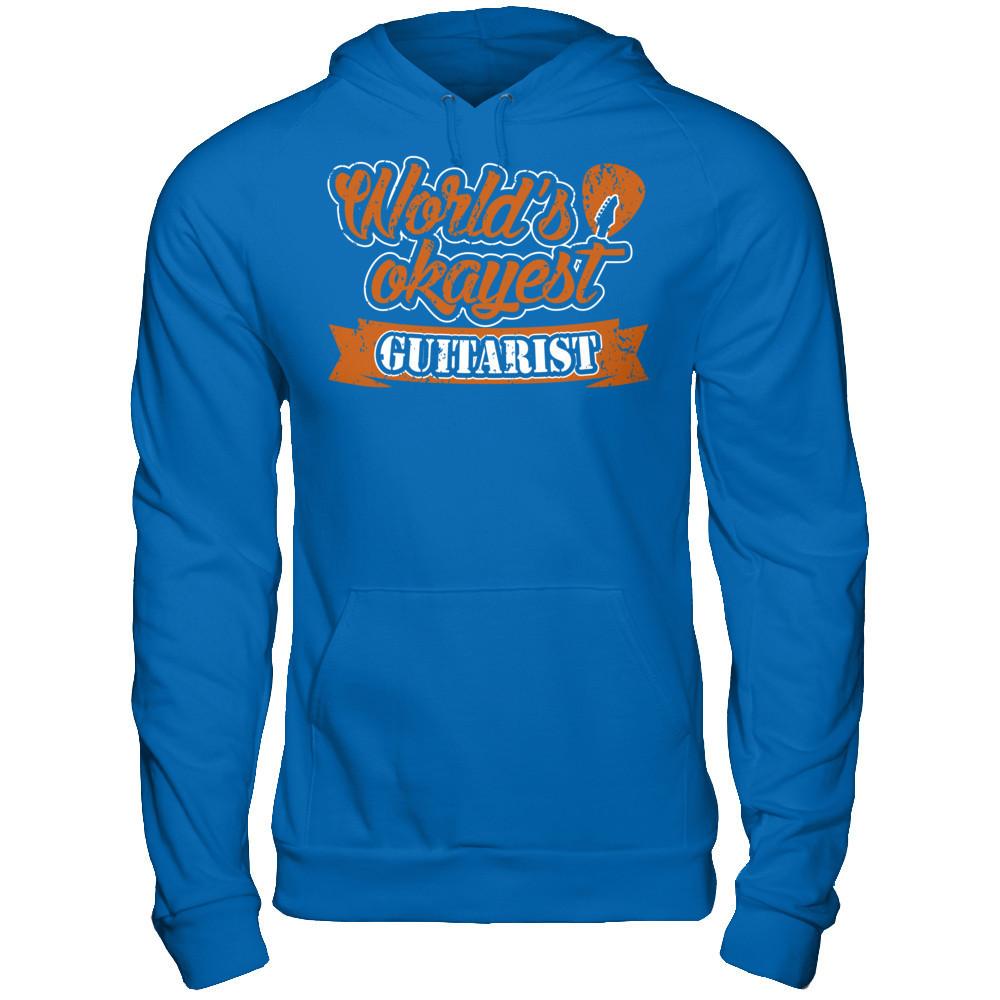 World's Okayest Guitarist Gildan - Pullover Hoodie Royal