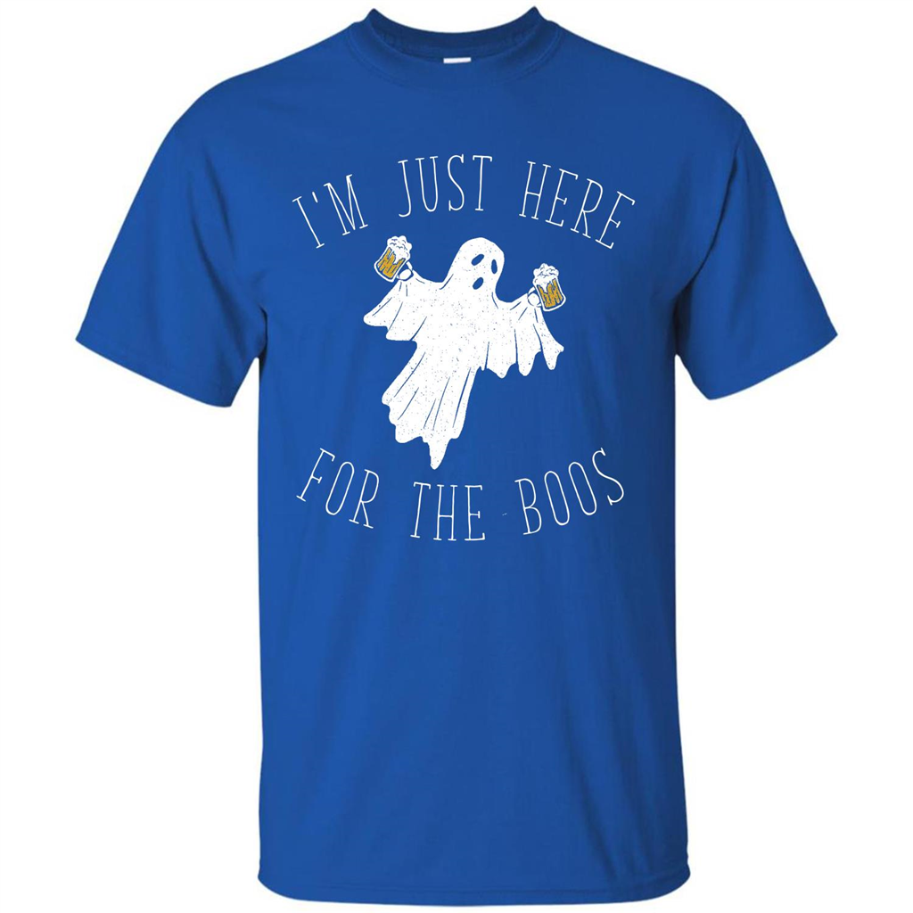 Halloween T-shirt I'm Just Here For The Boos T-shirt Royal
