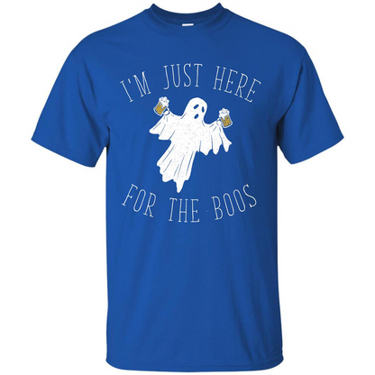 Halloween T-shirt I'm Just Here For The Boos T-shirt Royal