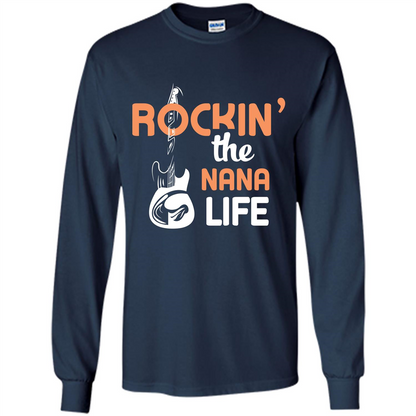 Nana T-shirt Rockin’ The Nana Life Navy