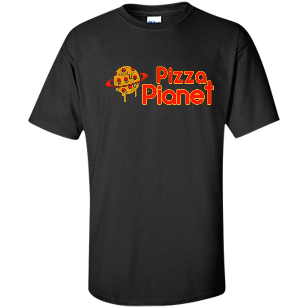 Pizza Lover T-shirt Pizza Pianet Black