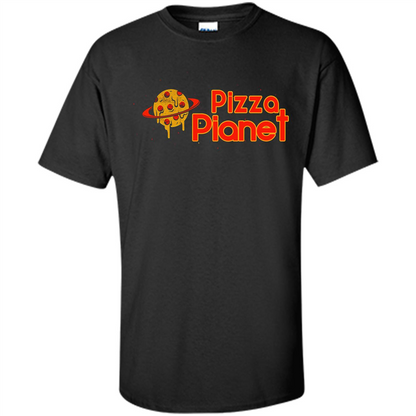 Pizza Lover T-shirt Pizza Pianet Black