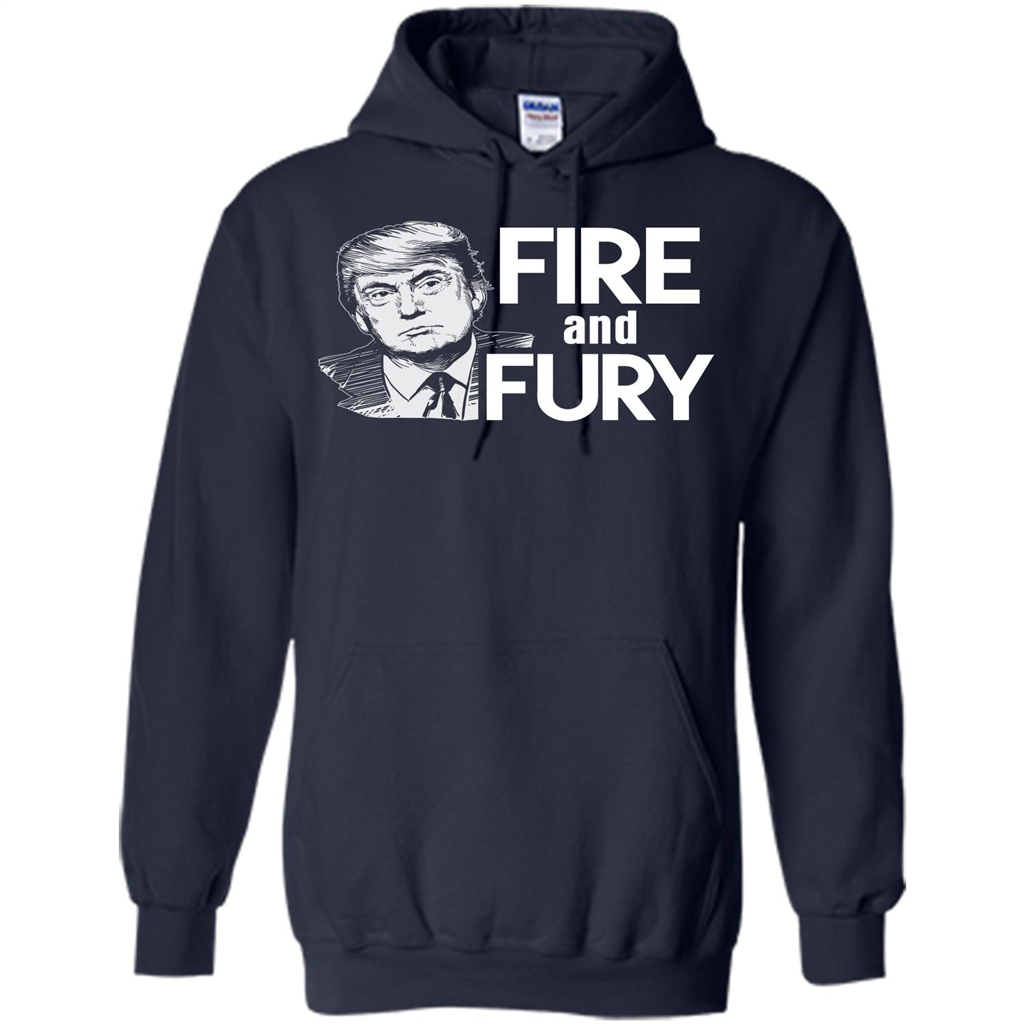 American T-shirt Fire And Fury Navy