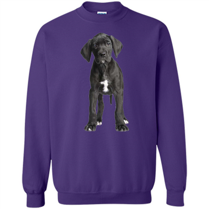 Great Dane Puppy T-shirt Purple