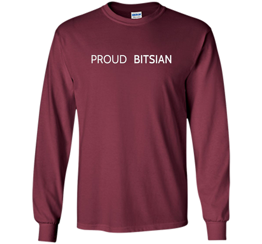 PROUD BITSIAN T-shirt shirt Maroon
