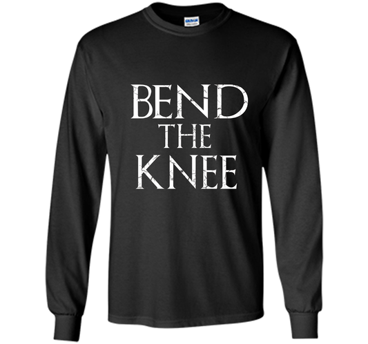 Game Of Thrones T-shirt Bend The Knee Lord T-shirt Black