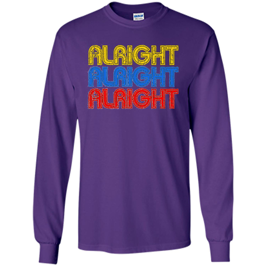 Alright Alright Alright T-shirt Purple