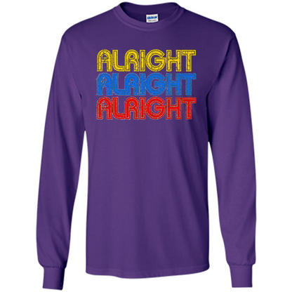 Alright Alright Alright T-shirt Purple