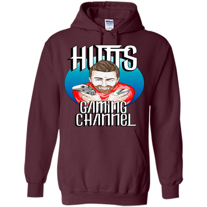 Gamer T-shirt Hutts Gaming Alternate Maroon