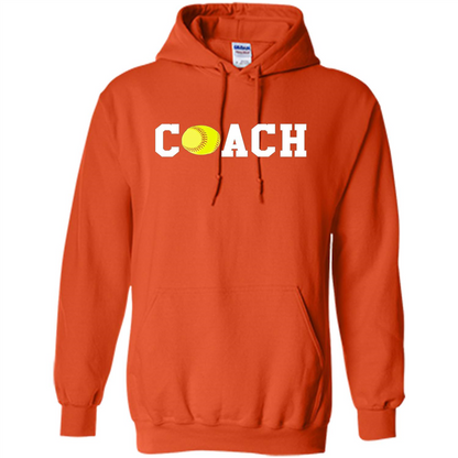 Softball Coach Gift T-shirt Orange