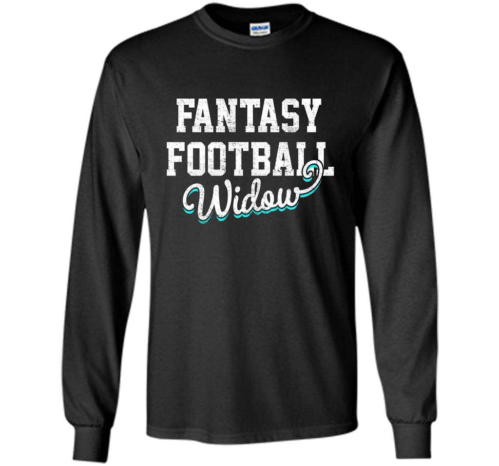 Womens Fantasy Football Widow T-shirt