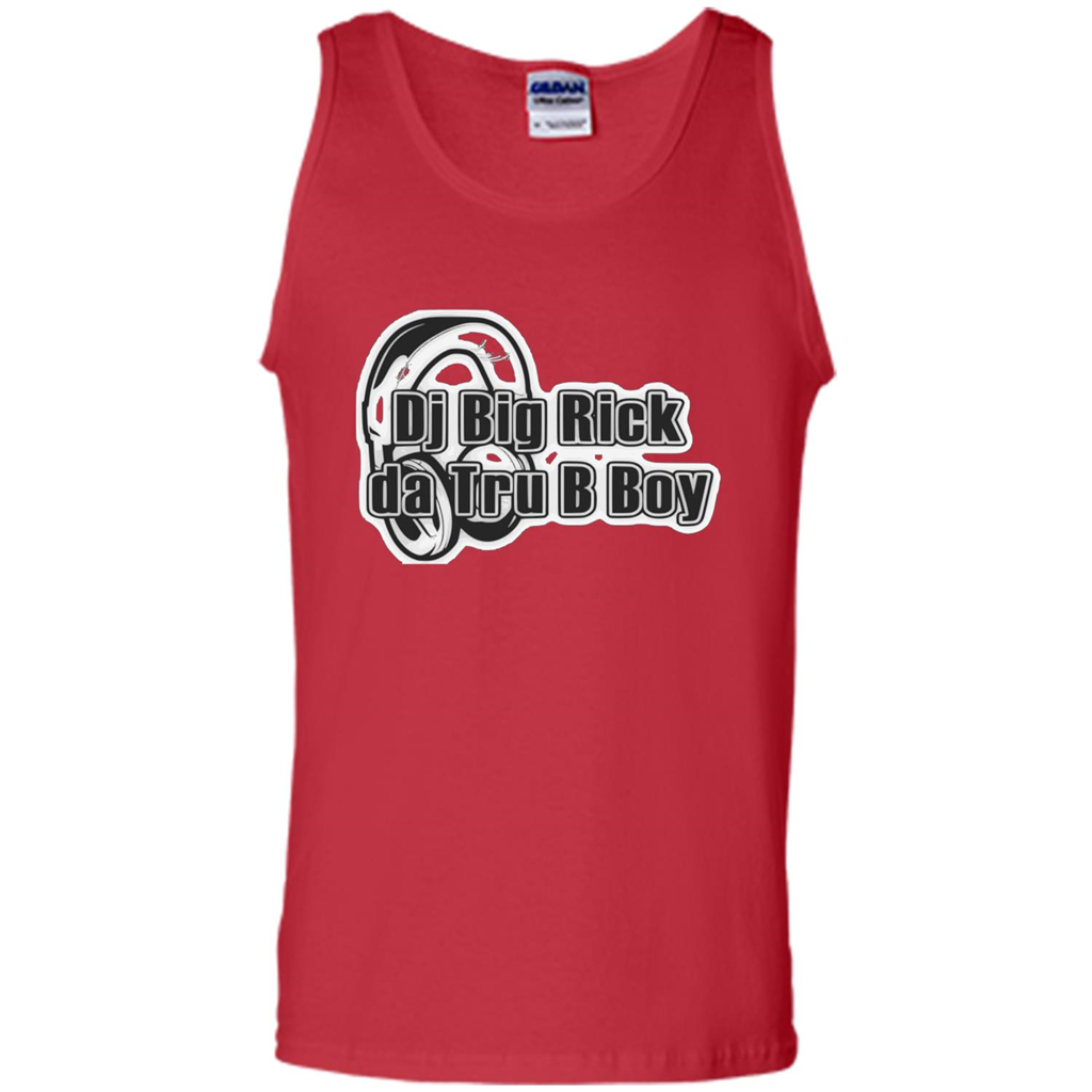 Music Lover T-shirt DJ Big Rick Tru B Boy Red