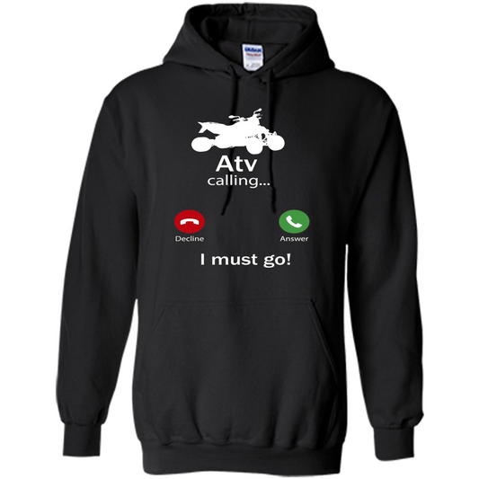Calling For Hobbies Love Atv Hobby Funny T-shirt Black