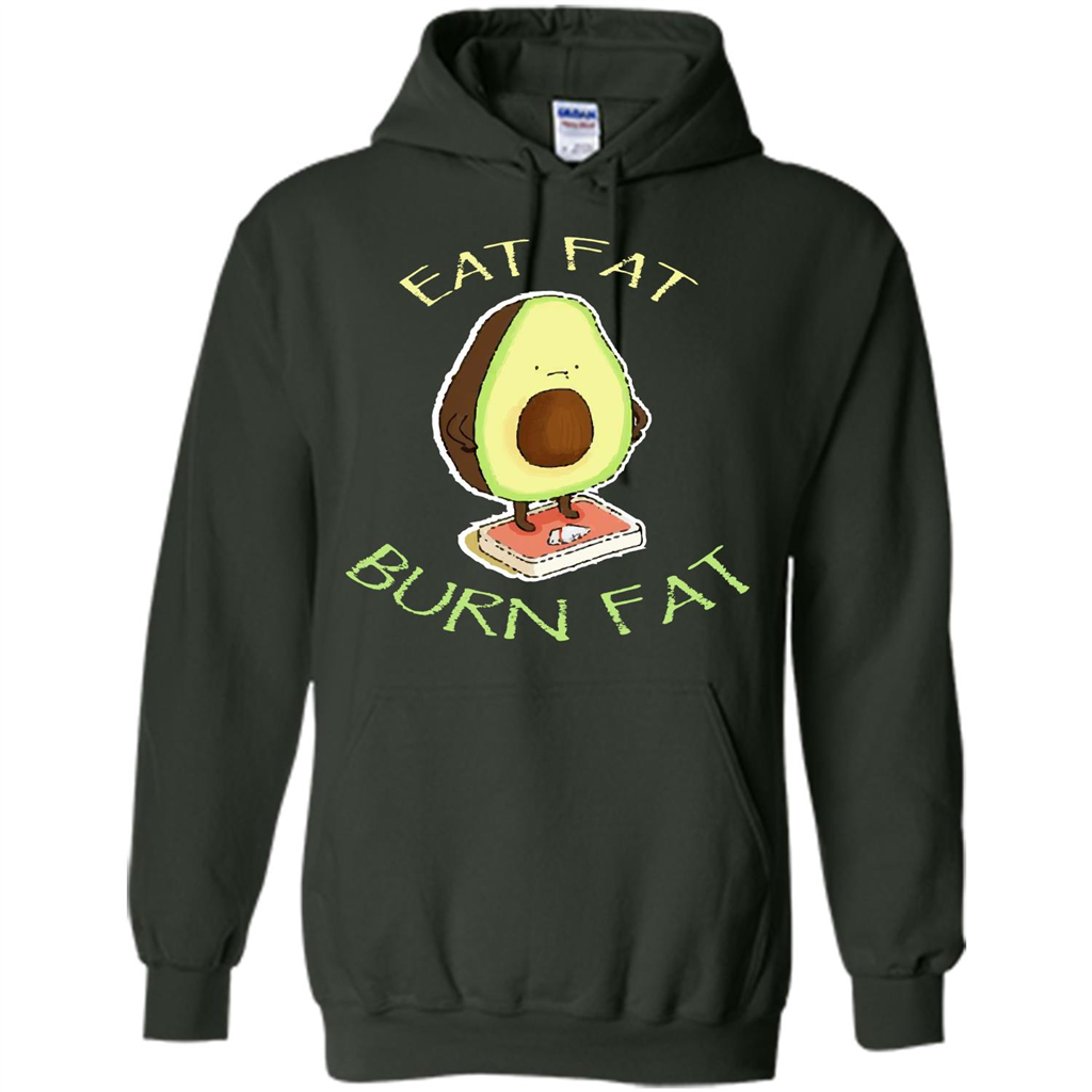 Avocado T-shirt Eat Fat Burn Fat T-shirt