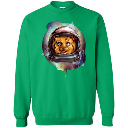 Space Kitty T-shirt Irish Green