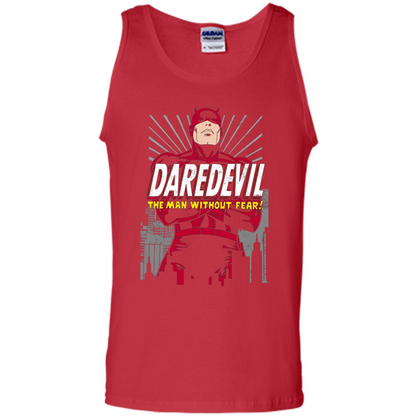 Movies T-shirt Marvel Daredevil The Man Without Fear Red