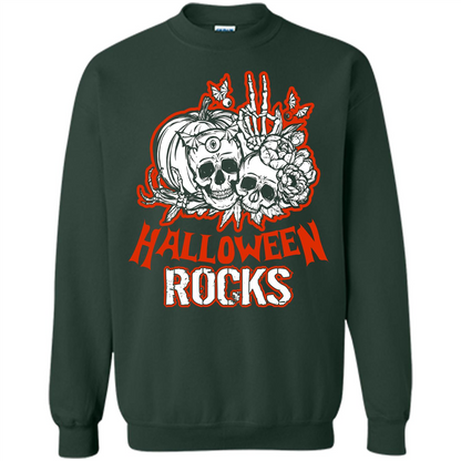 Halloween Rocks T-shirt Forest Green