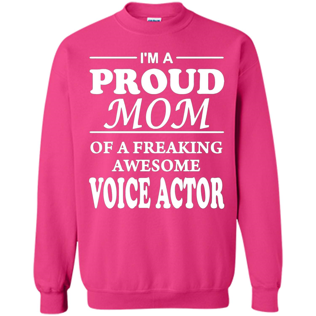 Funny Mommy Gift T-shirt Proud Mom Of A Voice Actor T-shirts Heliconia