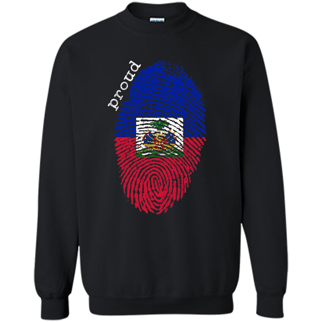 Haiti shirt - Haiti National Flag T-shirt Black