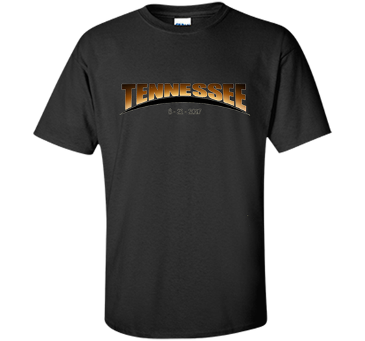 Tennessee Solar Eclipse 2017 T-shirt Black