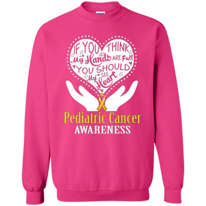 Pediatric Cancer T-shirt Raise Awareness Heliconia