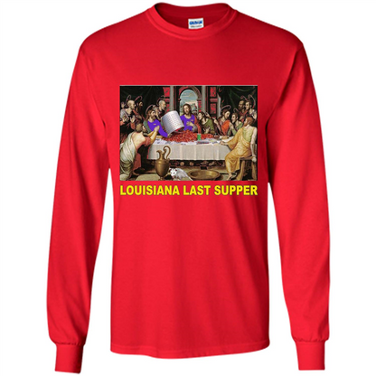 Louisiana Last Supper T-shirt Red