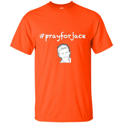 Pray for Jace T-shirt Orange