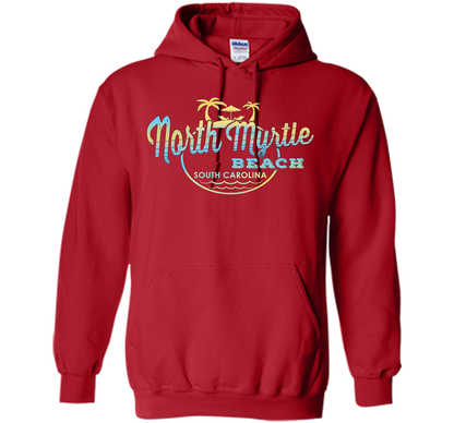 north myrtle South Carolina beach tshirt cool shirt Red