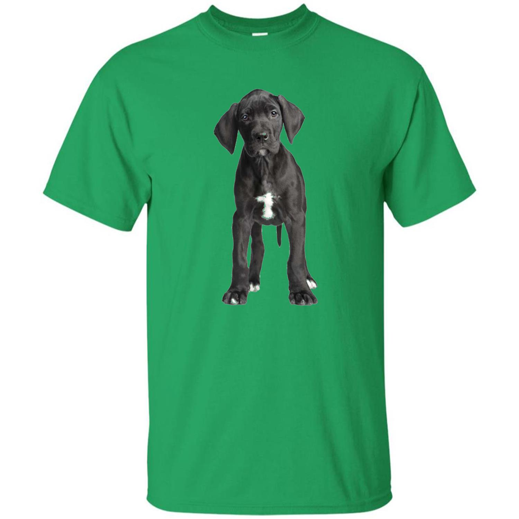 Great Dane Puppy T-shirt Irish Green