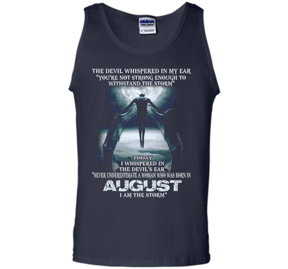 The Devil Born In August The Storm T-shirt Navy