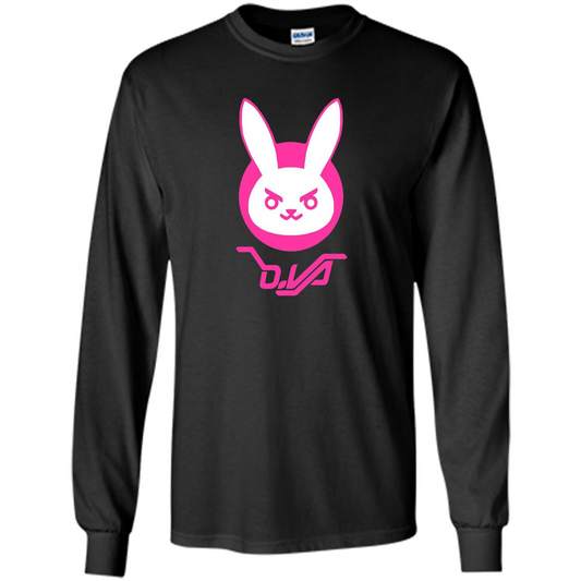 Overwatch D.VA Bunny Spray T-shirt Black