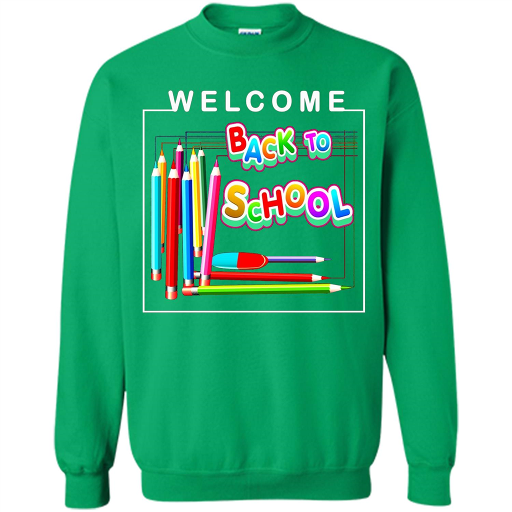 Welcome Back to School T-shirt School Day T-shirt Irish Green