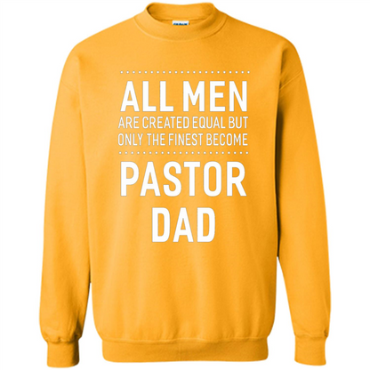 Men's Pastor Dad T-shirt Funny Sayings Men Christian T-shirt