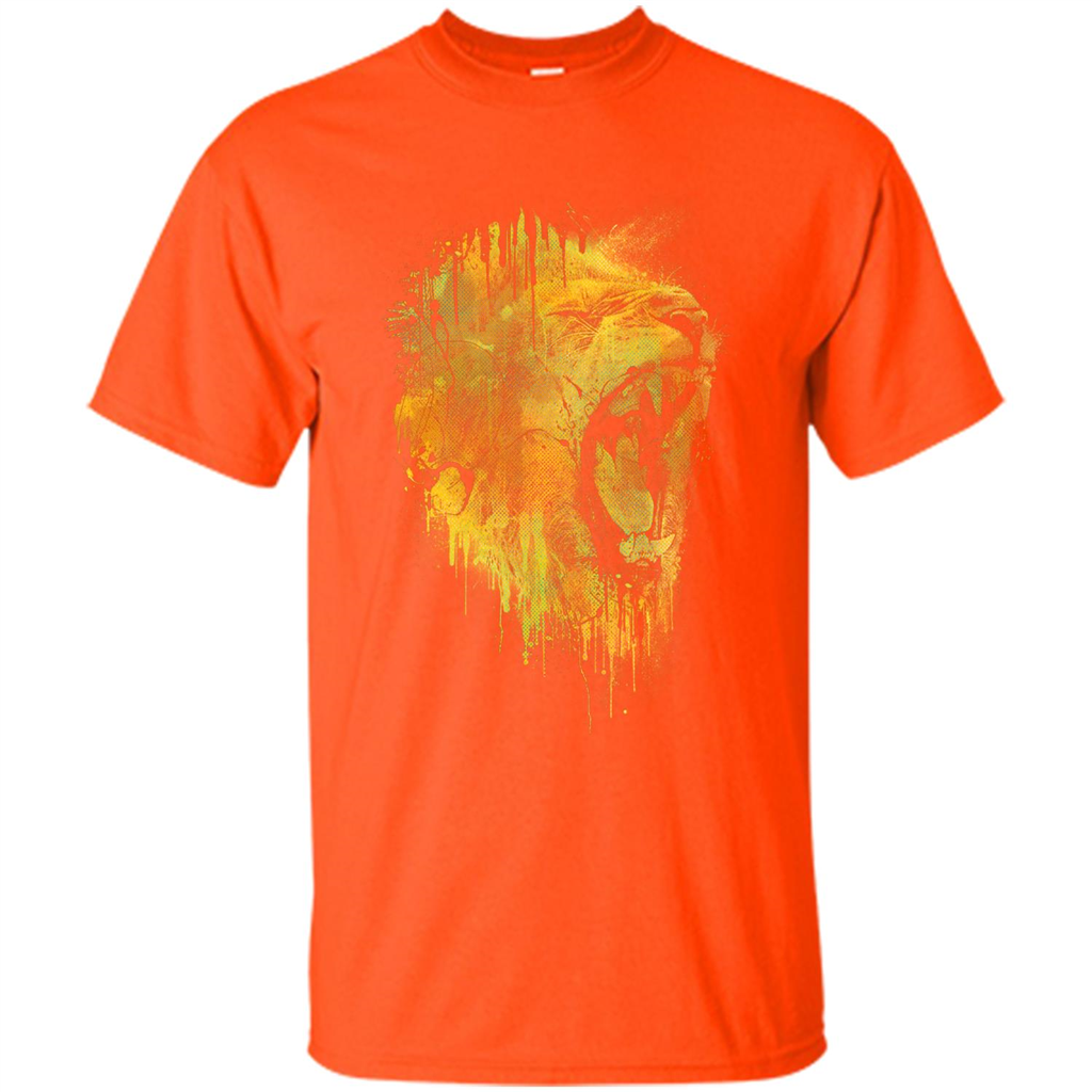 Lion Drip T-shirt Orange