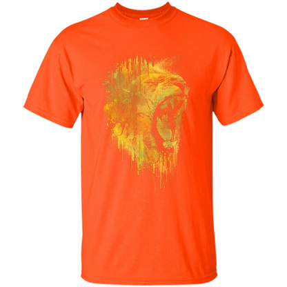 Lion Drip T-shirt Orange