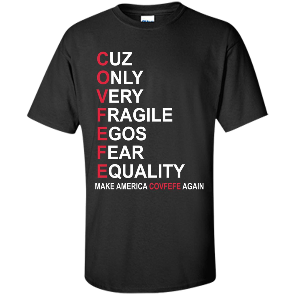 American T-shirt Make America Covfefe Again Black