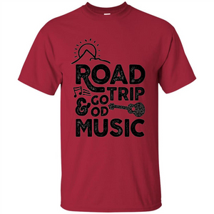 Summer T-shirt Road Trip And Good Music