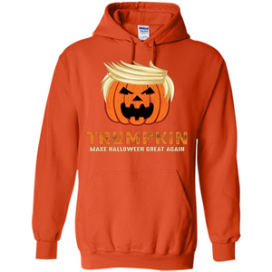 Halloween Trumpkin Funny T-Shirt Make Halloween Great Again