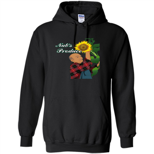 Nub's Produce Durham Sunflower T-shirt Black
