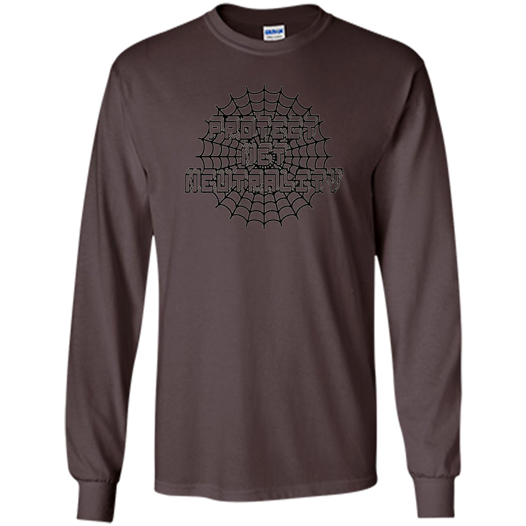 Protect Net Neutrality T-shirt Dark Chocolate
