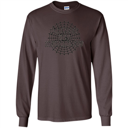 Protect Net Neutrality T-shirt Dark Chocolate